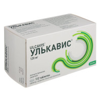 Улькавис таблетки п.п.о. 120мг N112