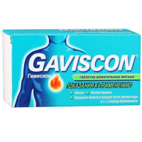 Гевискон таблетки жевательные Мятные N12