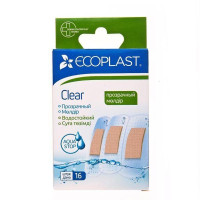 Ecoplast Набор полимерных пластырей Clear N16