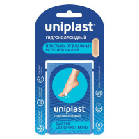 Унипласт пластырь гидроколлоидный от влажных мозолей малый 20х60 мм N6