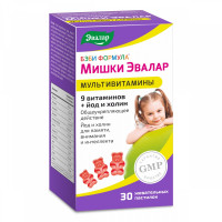 Бэби Формула Мишки Мультивитамины пастилки жевательные N30