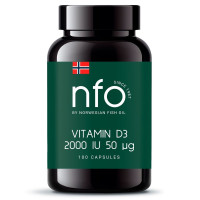 Norwegian Fish Oil Витамин D3 2000МЕ капсулы 250мг N100