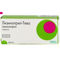 Лизиноприл-Тева таблетки 5мг N30