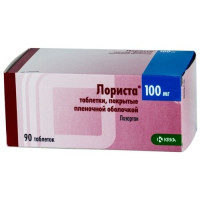 Лориста таблетки п.п.о. 100мг N90