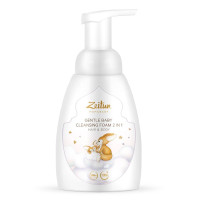 Zeitun Mom&Baby Нежная детская пенка 2в1 для очищения волос и тела 250мл
