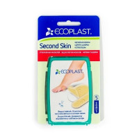 Ecoplast Пластырь противомозольный гидроколлоидный Second Skin 44х69мм №2 + 20х60мм №3