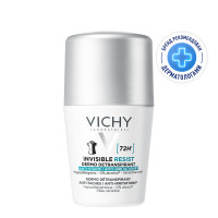 Vichy Invisible Дезодорант-антиперспирант шариковый женский 50мл