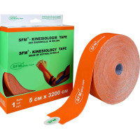 Кинезио тейп SFM-Plaster на хлопковой основе 5х3200см оранжевый