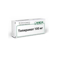 Топирамат таблетки п.п.о. 100мг N30