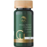 Медь Хелат капсулы 396мг N60