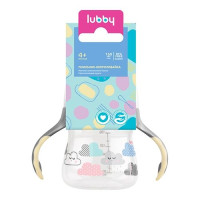Lubby Поильник-непроливайка с ручками с мягким носиком 4+ 150мл 16403