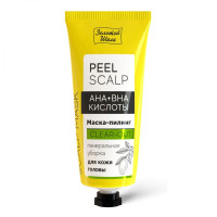 Золотой шелк Маска-пилинг для кожи головы AHA+BHA кислоты Генеральная уборка 50мл