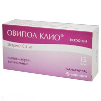 Овипол Клио суппозитории вагинальные 0,5мг N15