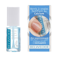 Бельведер лак укрепляющий с кальцием 8мл для медленнорастущих ломких ногтей