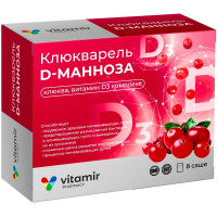 Клюкварель Д-манноза клюква витамин Д3 комплекс порошок пакет-саше 5г N8