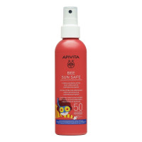 Apivita Bee Sun Safe Спрей солнцезащитный увлажняющий с легким нанесением для детей SPF50 200мл