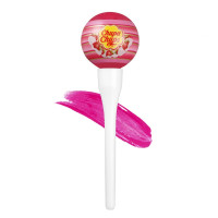 Chupa Chups жидкий тинт со стойким пигментом Клубника и крем Розовый 7 г