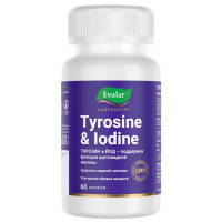 Тирозин + йод капсулы 0,38г N60 Эвалар