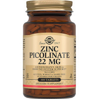 Солгар Пиколинат цинка таблетки 300мг N100