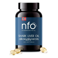 Norwegian Fish Oil Жир Печени Акулы в капсулах 689мг N120