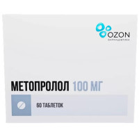 Метопролол таблетки 100мг N60 Озон