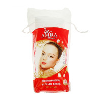 Amra Косметические ватные диски круг 50 шт
