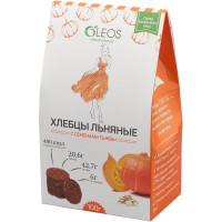 Oleos хлебцы льняные с семенами тыквы 100гр