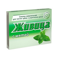 Живица Смолка жевательная из смолы лиственницы N5 с мятой