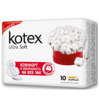 Прокладки Котекс ультра софт нормал N10