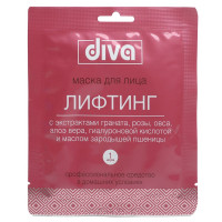 Diva Маска для лица тканевая Лифтинг