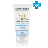 Dermedic Sunbrella Ультра-легкий флюид SPF 50+ для чувствительной кожи с хрупкими капилярами 40мл