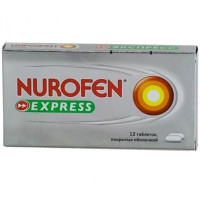 Нурофен таблетки п/о 200мг N12