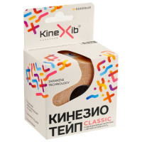 Бинт Кинезио тейп KineXib Classic 5см*5м бежевый