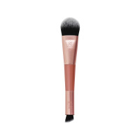 Real Techniques Двусторонняя кисть для тональной основы и консилера Dual Ended Cover + Conceal Brush