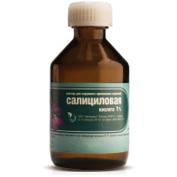 Салициловая кислота р-р д/наруж прим спиртовой 1% 40мл N1 фл стек
