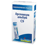Арсеникум Альбум C9 гранулы гомеопатические 4г
