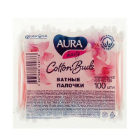 Ватные палочки Аура N100 полиэтилен