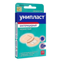 Лейкопластырь бактерицидный Унипласт незаметный круглый d23мм N20