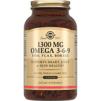 Солгар Комплекс жирных кислот 1300 Омега 3-6-9 капсулы N120