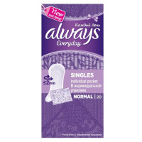 Прокладки Always ежедневные нормал N20 в индивидуальной упаковке