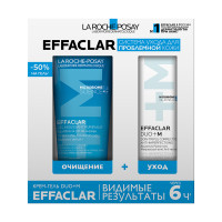 La Roche Posay Эфаклар Набор крем-гель Дуо+ 40мл + очищающий гель 200мл