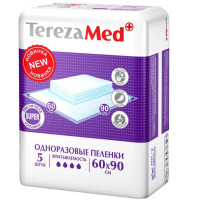 TerezaMed пеленки одноразовые SUPER 60х90см N5