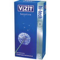 Визит Презервативы VIZIT №12 Hi-tech Sensitive (сверхчувствительные)