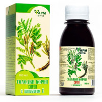 Солодки корня сироп с витамином С 100мл Фармгрупп
