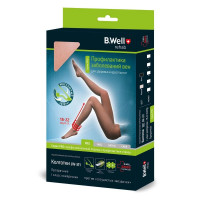 B.Well Колготки PRO JW-311 компрессионные прозрачные 18-22 мм рт.ст. 1 класс р.5 Natural