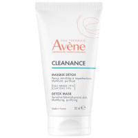 Avene Клинанс Маска-детокс для глубокого очищения чувствительной, комбинированной и жирной кожи лица 50мл