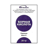 Борная кислота порошок 20г Югмедфарм