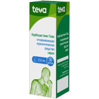 Карбоцистеин-Тева сироп 20мг/мл фл 150мл