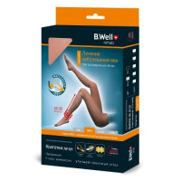 B.Well Колготки MED JW-321 компрессионные прозрачные 22-32 мм рт.ст. 2 класс р.2 Natural