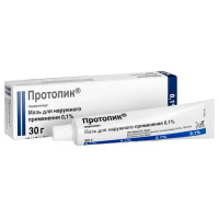 Протопик мазь для наружного применения 0,1% 30г Лео Лэбораторис